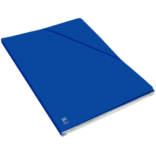Carton de 10 chemises EUROFOLIO+ ALPINA, dos 15 mm, bleu