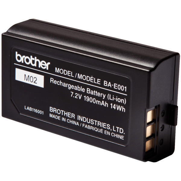 Batterie rechargeable BA-E001 pour les titreuses Brother