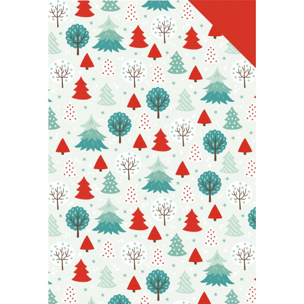 Paquet de 40 feuilles carton décoration assorties format 25 x 35 cm thème Noël