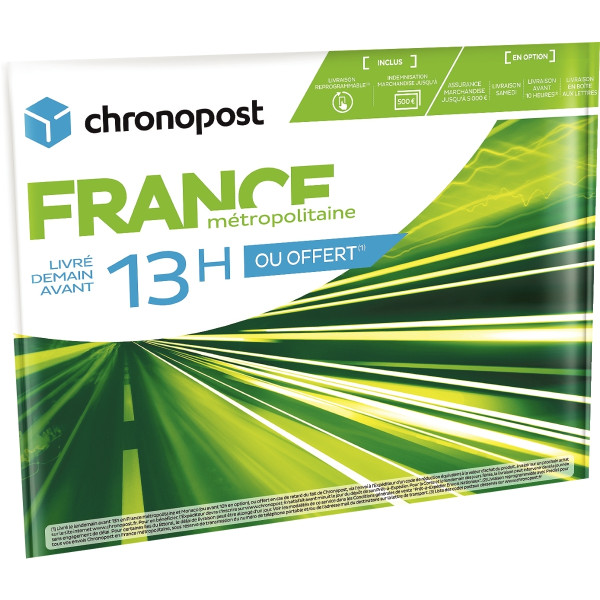 Enveloppe 27x36,5cm Chronopost 12h France