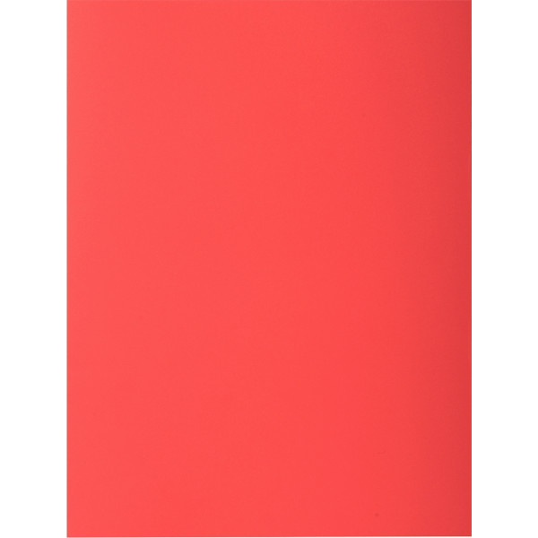 Paquet de 50 chemises 2 rabats ROCK"S 210g, format 24x32 cm, rouge