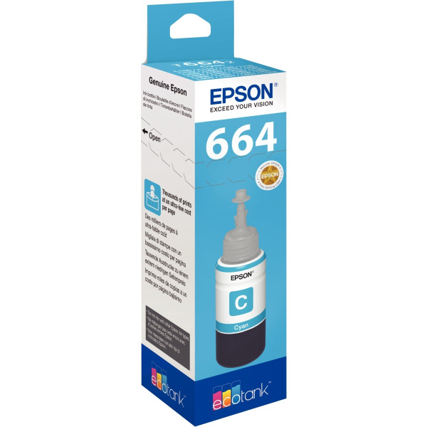 Flacon d'encre à la marque Epson T664240 cyan