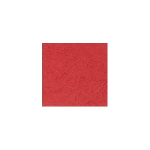 Paquet de 100 couvertures grain cuir brillant rouge