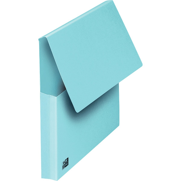 Paquet de 10 pochettes VIP à rabat, format 24x32 cm, bleu pastel