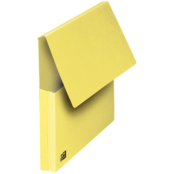 Paquet de 10 pochettes VIP à rabat, format 24x32 cm, jaune pastel