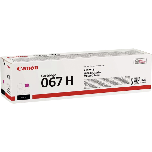 Canon 067H cartouche laser magenta haute capacité authentique
