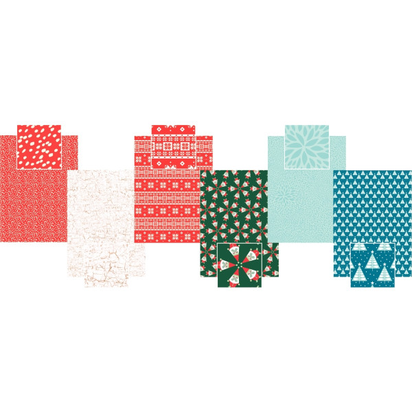 Pochette de 30 feuilles pour Decopatch motifs Noël