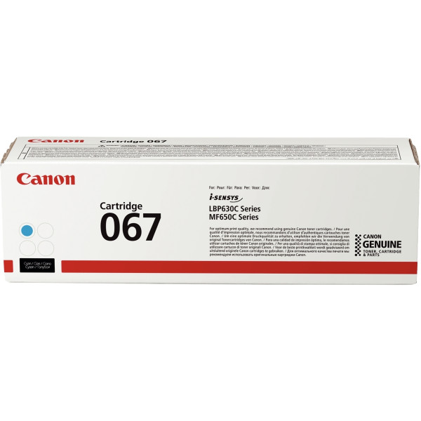 Canon 067 cartouche laser cyan authentique