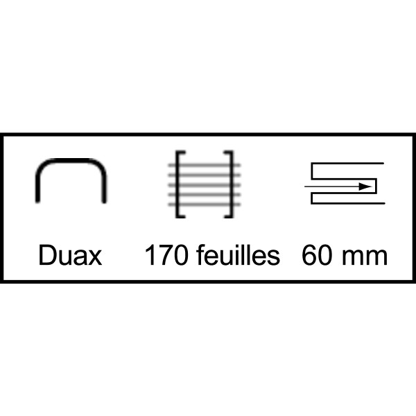 Agrafeuse brocheuse Duax 170 feuilles