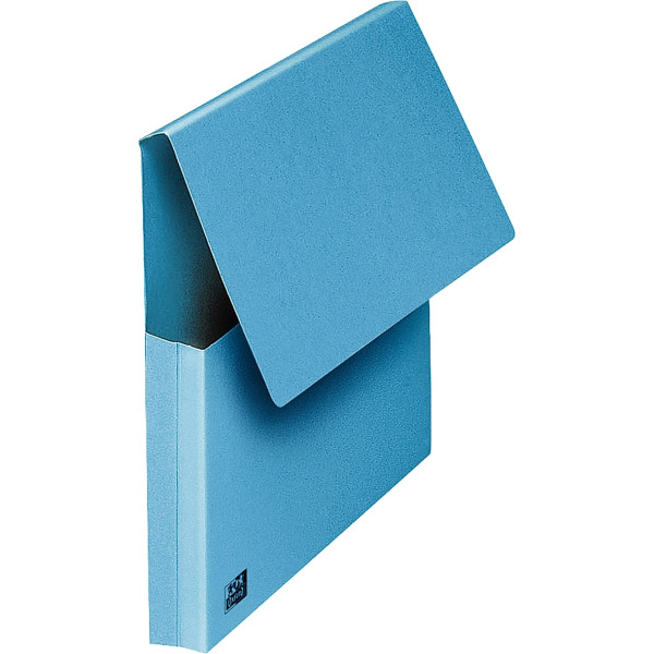 Paquet de 10 pochettes VIP à rabat, format 24x32 cm, bleu vif