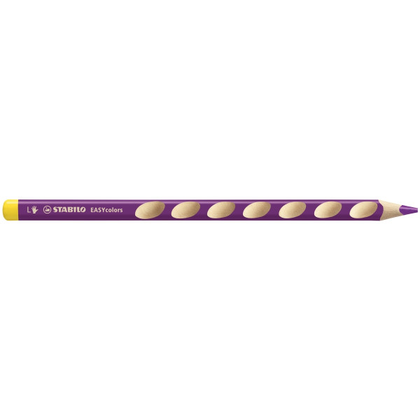 Étui de 12 crayons de couleur Easycolor gaucher + taille-crayon