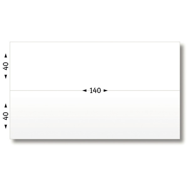 Boîte de 1 000 étiquettes d'affranchissement 140 x (2x40mm) blanc
