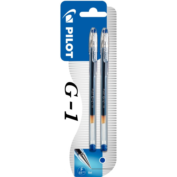 Blister de 2 stylos G1 bleus