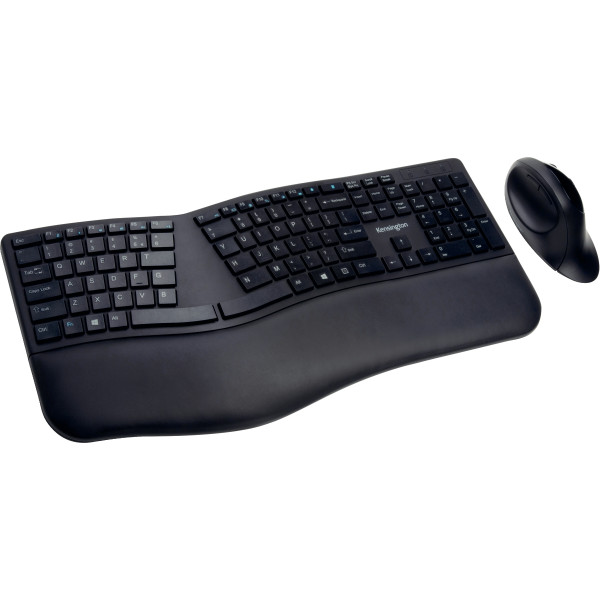 Pack clavier et souris ergonomique sans fil Kensington Pro Fit