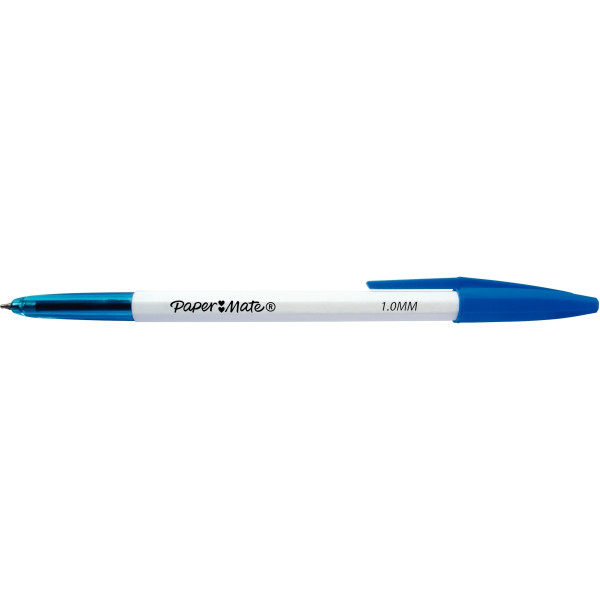 Boite de 50 stylos bille 045 pointe moyenne bleu