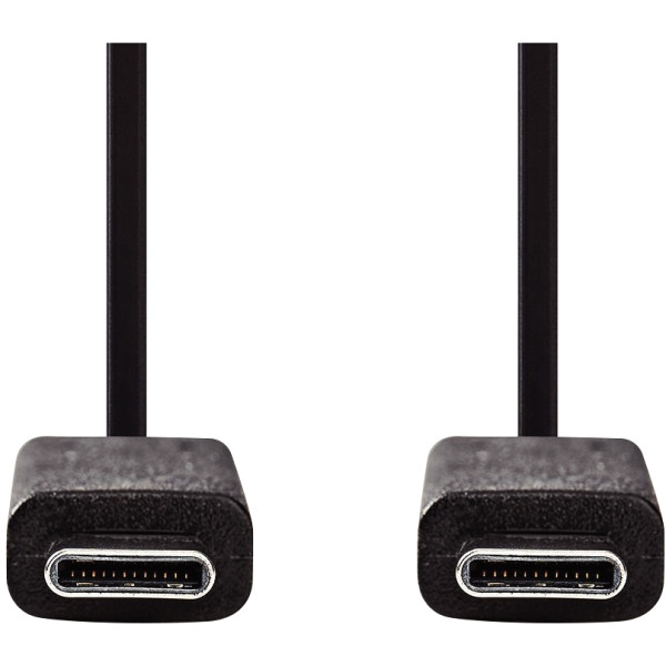 Cordon USB 3.2 type C vers type C noir 1m