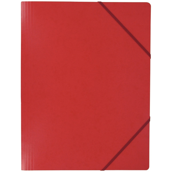 Chemise sans rabat à élastiques en carte lustrée 5/10ème, rouge