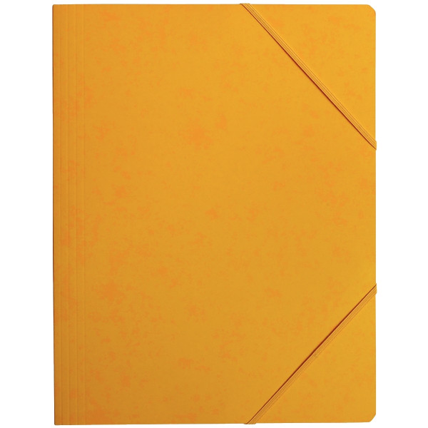 Chemise sans rabat à élastiques en carte lustrée 5/10ème, jaune