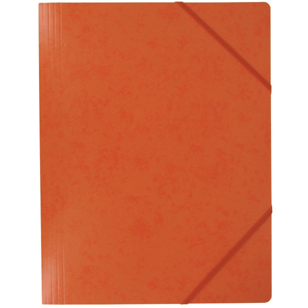 Chemise sans rabat à élastiques en carte lustrée 5/10ème, orange