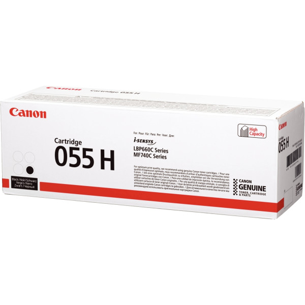 Canon 055H cartouche laser noir haute capacité authentique