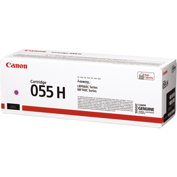Canon 055H cartouche laser magenta haute capacité authentique