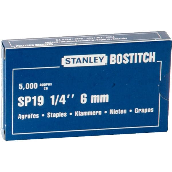 Boîte de 5 000 agrafes Bostitch SP 19