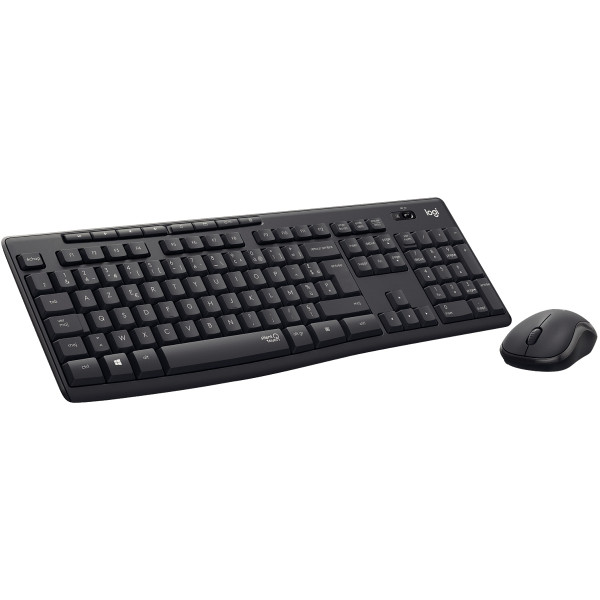 Pack clavier et souris sans fil Logitech Silent MK295 couleur noir