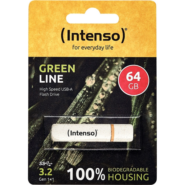 Clé USB 3.2 Intenso Green Line 64 GO
