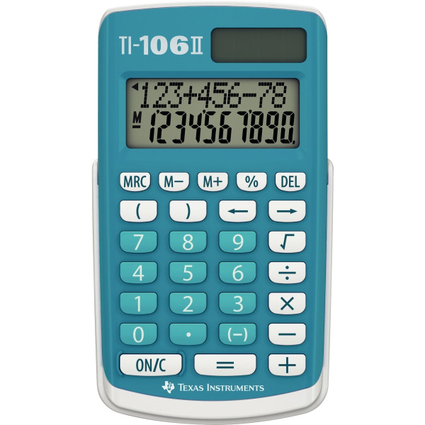 Machine à calculer de poche scolaire Texas TI-106II