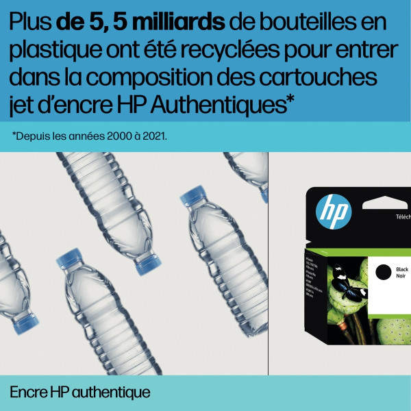 HP 973X cartouche d'encre PageWide cyan authentique (F6T81AE)