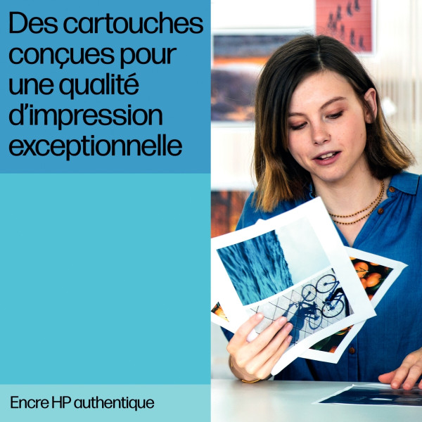 HP 973X cartouche d'encre PageWide cyan authentique (F6T81AE)