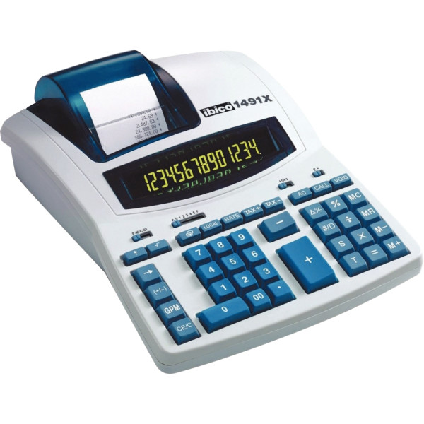 Machine à calculer imprimante thermique bureau professionnelle, 14 chiffres, IBICO 1491X