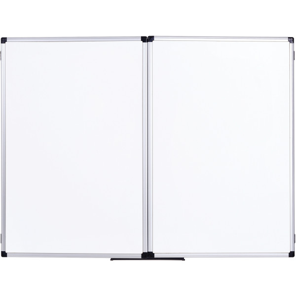 Tableau blanc triptyque émaillé 100x400cm