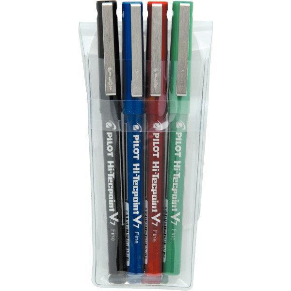 Pochette de 4 stylos V7 assortis