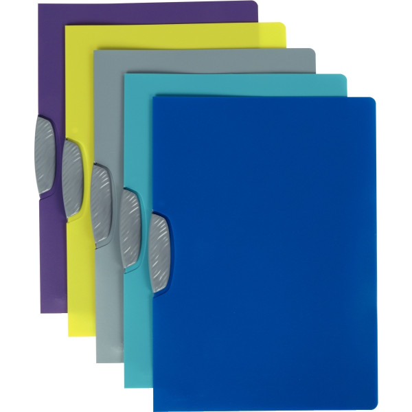 Chemise à pince Swingclip color en polypropylène translucide, format A4 : 21x29,7 cm.  Assorti