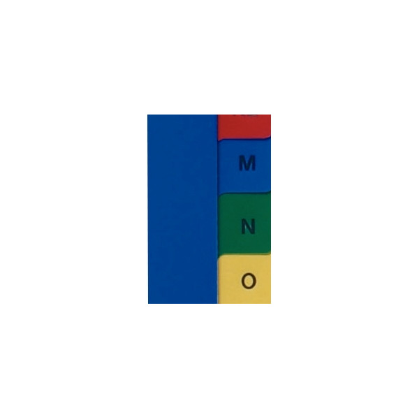 Jeu de 20 intercalaires alphabétiques en polypropylène coloré 12/100ème, format A4