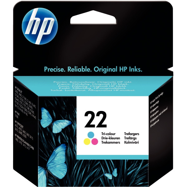 HP 22 cartouche d'encre trois couleurs authentique (C9352AE)