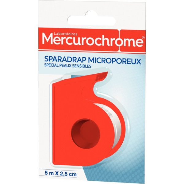 Sparadrap microporeux 5mx2,5cm
