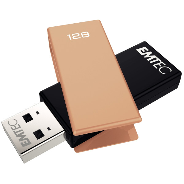 Clé USB 2.0 Emtec Brick C350 128 Go orange
