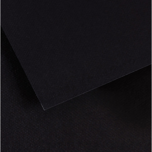 Paquet de 10 feuilles mi-teinte format 50x65cm  noir