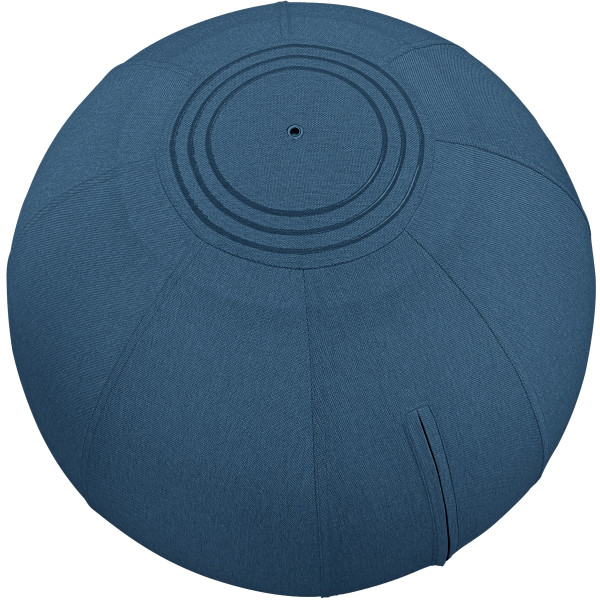 Ballon d'assise ergonomique bleu