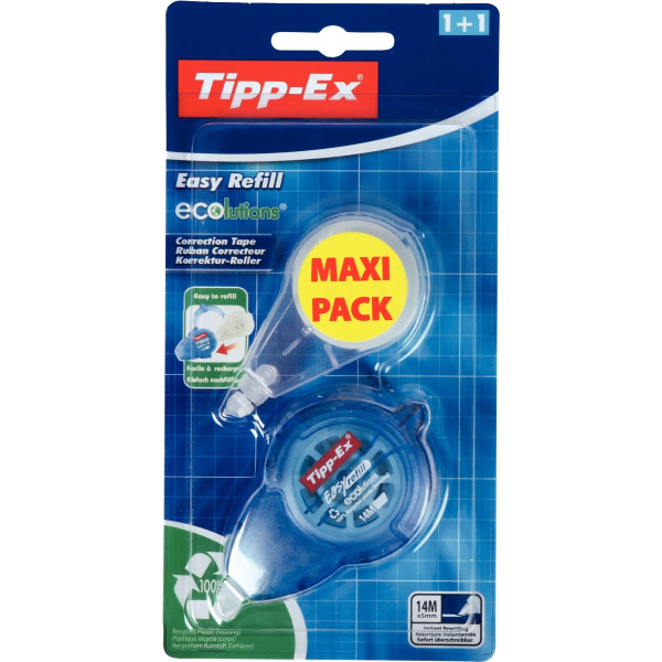 Blister de 1 dévidoir correcteur EasyRefil + recharge