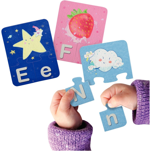Apprendre l'alphabet 81 pièces