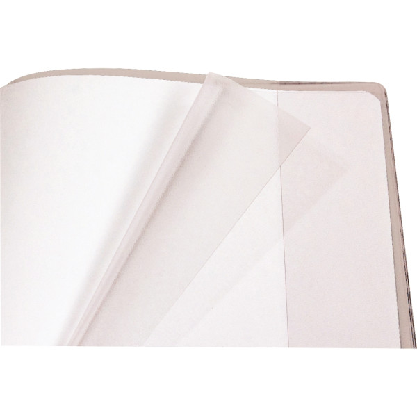Protège cahier pvc A4 incolore a rabats