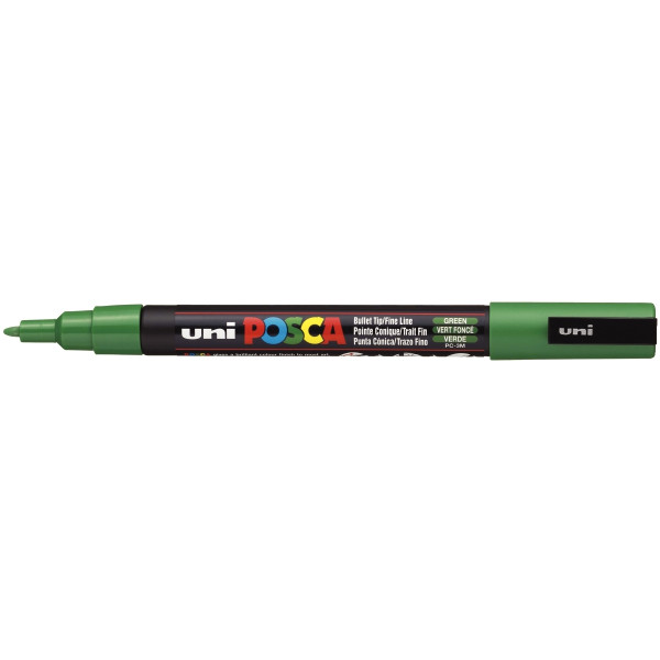 Marqueur Posca pointe fine ogive vert foncé