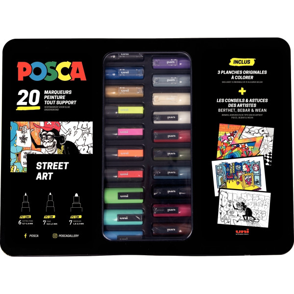 Mallette Posca Street Art