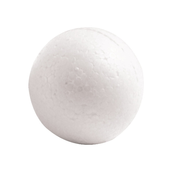 Lot De 10 Boules Pleines En Polystyrène Diamètre 10 Cm - Styropor Blanc Densité Professionnelle