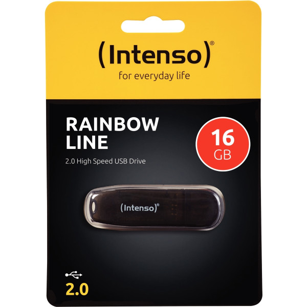 Clé USB 2,0 Intenso Rainbow 16 Go
