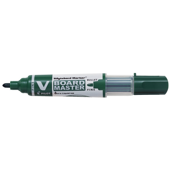 PENNA PILOT V BOARD MASTER S - Pennarello Cancellabile Per Lavagna Bianca, Punta Sottile, Ricaricabile, Colore Blu
