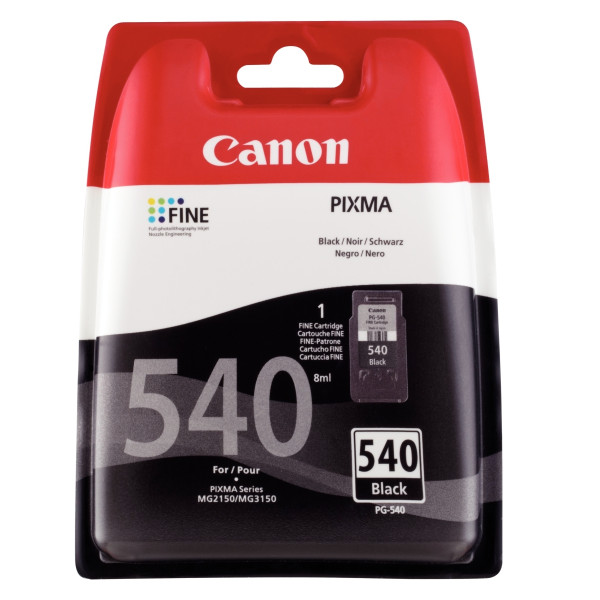 Canon 540 cartouche jet d'encre noire authentique (PG540BK)